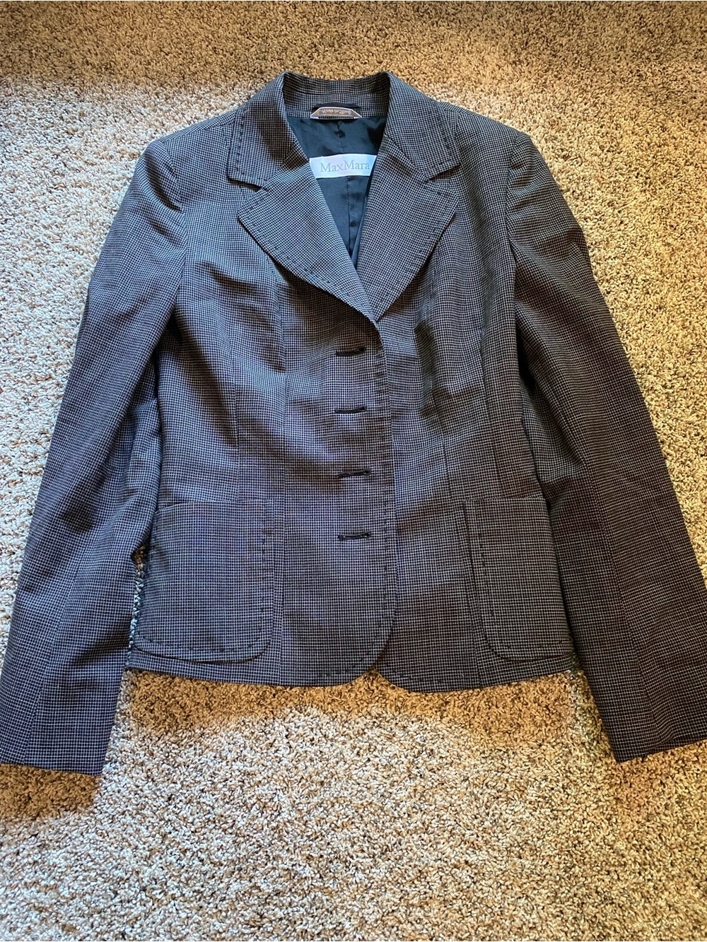 Max Mara Women's Gray Blazer - US 6